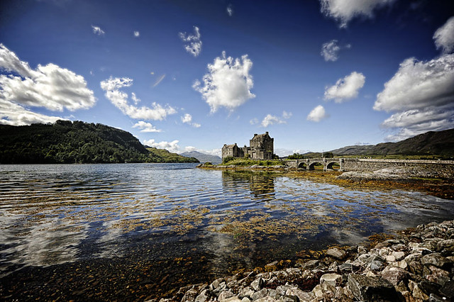 Castillo de agua en Escocia