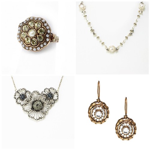 Complement your vintage wedding theme with vintage bridal jewelry finds that