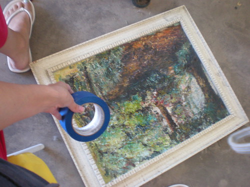 painting pre-frame paint