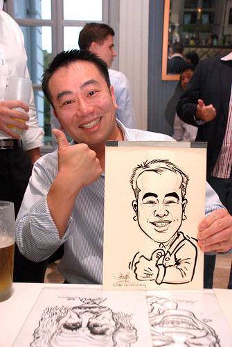 Caricature live sketching for Norden Shipping - 1