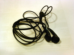 Worn out Sony headphones