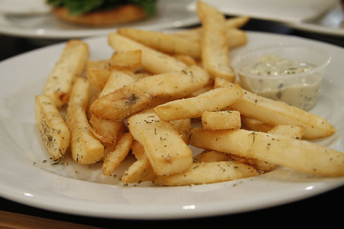 Hot Chips with Herbed Mayo