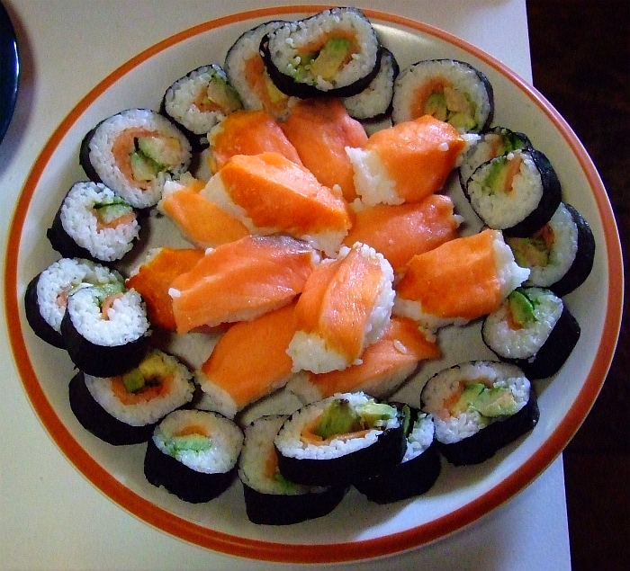 another sushi platter