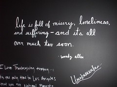 Life, According to Woody Allen