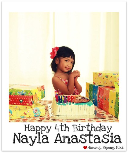Happy 4th Birthday nayla