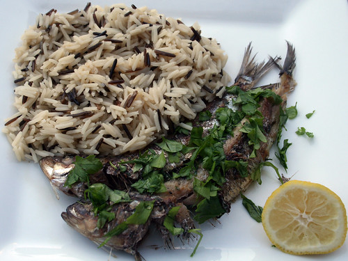 Sardines with Basmati and Wild Rice