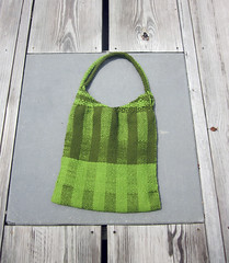 Green Woven Bag 1
