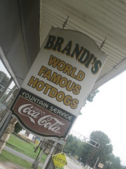 brandi's hot dogs - the sign