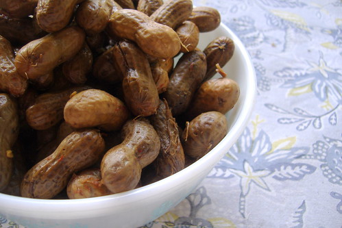 boiled peanuts.