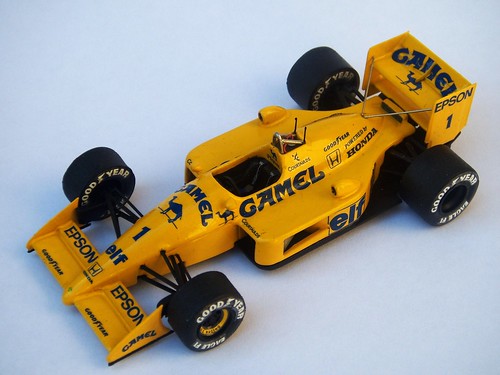 1988 - Lotus Honda 100T - Nelson Piquet. by Miniaturas F1 Brasil
