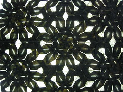 Lokta tessellation, backlit