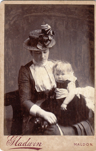 Mother and child. Maldon, Essex.