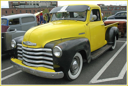 1952 Chevrolet Pickup Truck At the HotRodORama Hotrod and Car Show Tacoma
