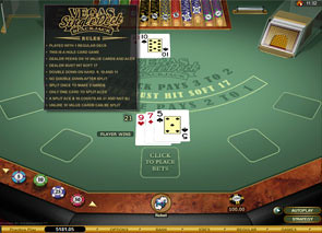 Vegas Single Deck Blackjack Gold Rules
