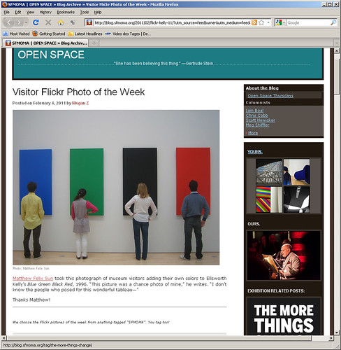 Open Space - SFMOMA Visitor Flickr Photo of the Week