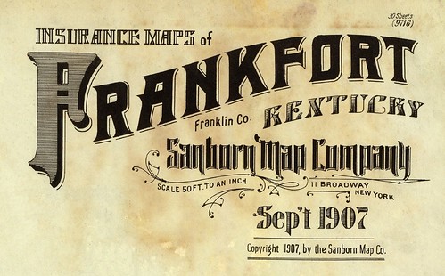 Frankfort, Kentucky September 1907