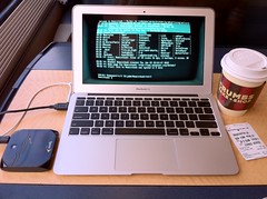 doing some modern-day computing on the train to New York