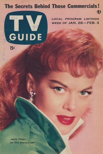 Janis Paige TV Guide - January 28 - February 3, 1956
