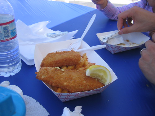 Greek style fish & chips