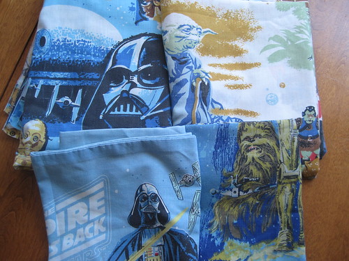 Star Wars Sheets and Pillow Cases