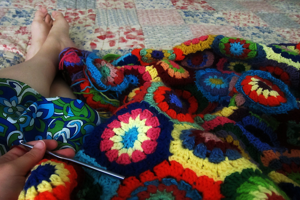 250/365 - Crocheting Away