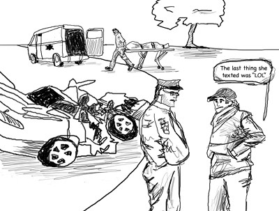 cartoon car accident. Cartoon-of-Car-Crash-and-