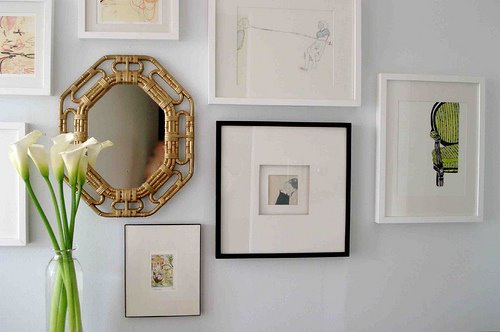 mirror and frames