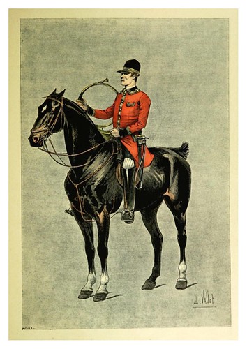 030-Un cazador-Le chic à cheval histoire pittoresque de l'équitation 1891- Louis Vallet