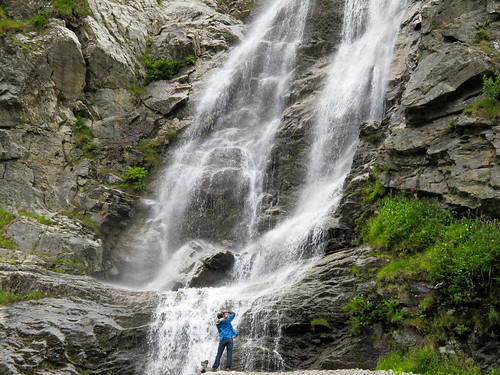 A Waterfall Up Close - Nærøyfjord, Norway