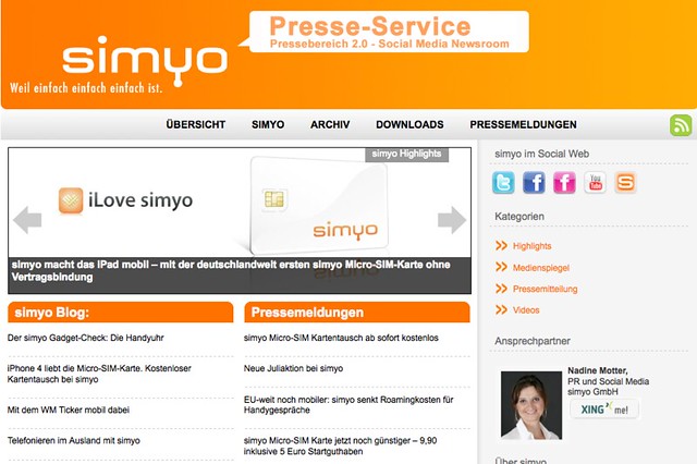 Simyo Newsroom