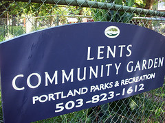 Lents community garden!