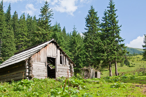 Old mountain hut