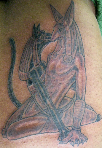  Tatuagem Anubis e Bastet Tattoo 