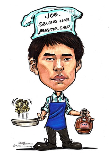 Master Chef caricature A3