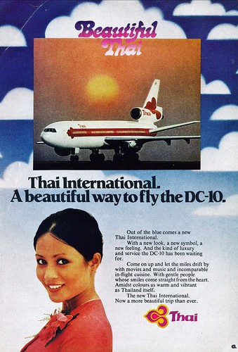 Thai Airways Douglas DC-10 ad