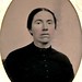Tintype of Woman in Mourning Clothing, Circa 1867