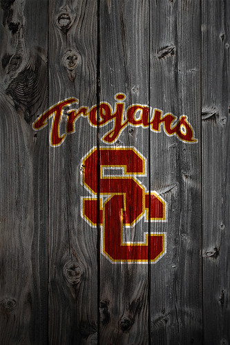 usc trojans wallpaper. USC Trojans Wood iPhone 4