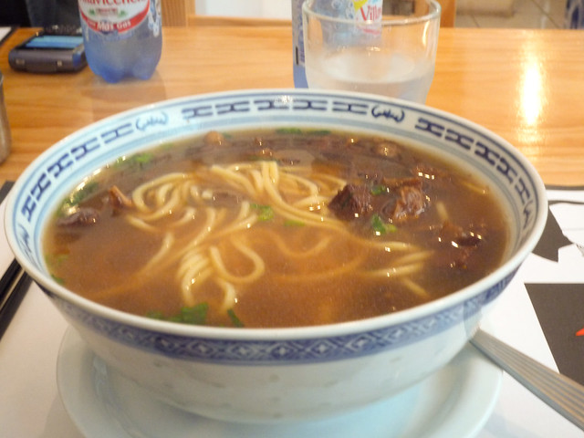 Beef noodle soup, Chinatown, Buenos Aires