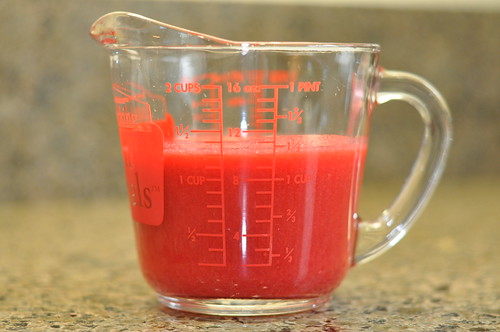 coulis in a pyrex