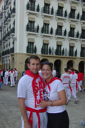 Running with the Bulls, Pamplona, 2010