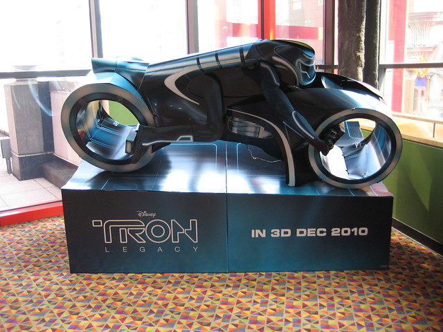 Tron Legacy Light Cycle Movie Poster Standee 2