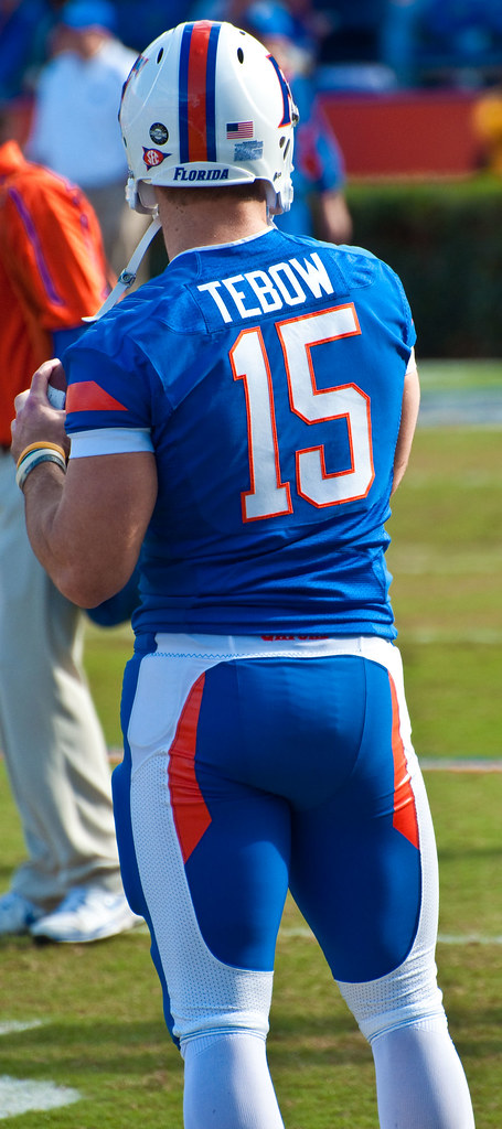 Rear View of Tim Tebow