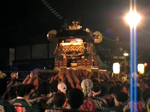 祇園祭 2010 福山 神輿が入場 画像