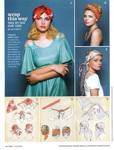 my illustrations in Bust Magazine