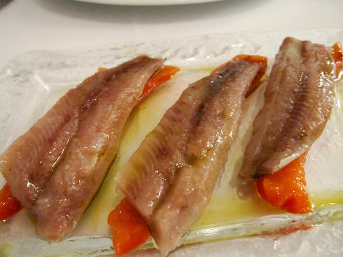 Lomos de sardina marinados