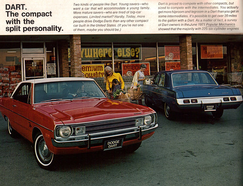 1972 Dodge Dart 2 door hardtop and 4 door sedan a photo on Flickriver