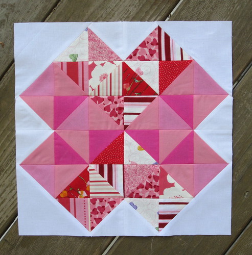 4 of Hearts Block - Step 6