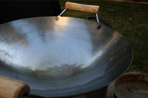 Oiled wok