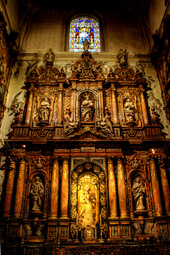 Seville cathedral chapel. Capilla de la catedral de Sevilla