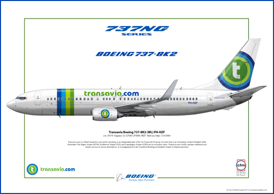 Transavia Boeing 737-8K2 (WL) PH-HZF